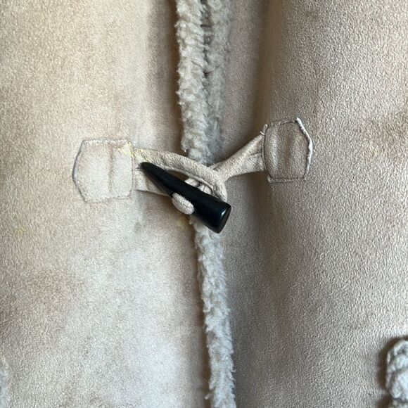 Vintage L.L. Bean Sherpa Lined Women Suede Size Large - Picture 2 of 4